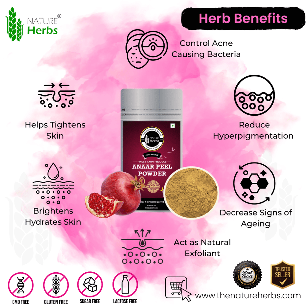 Anaar Peel Dadima Powder For Skin - INNOVEDA