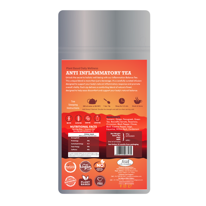 Anti Inflammation Infusion (30 Tea Cups) 60 Grams