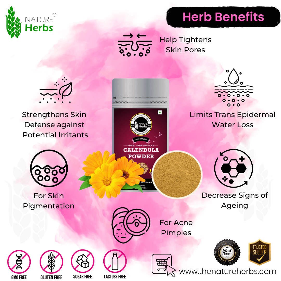 Calendula Powder For Skin Health - INNOVEDA