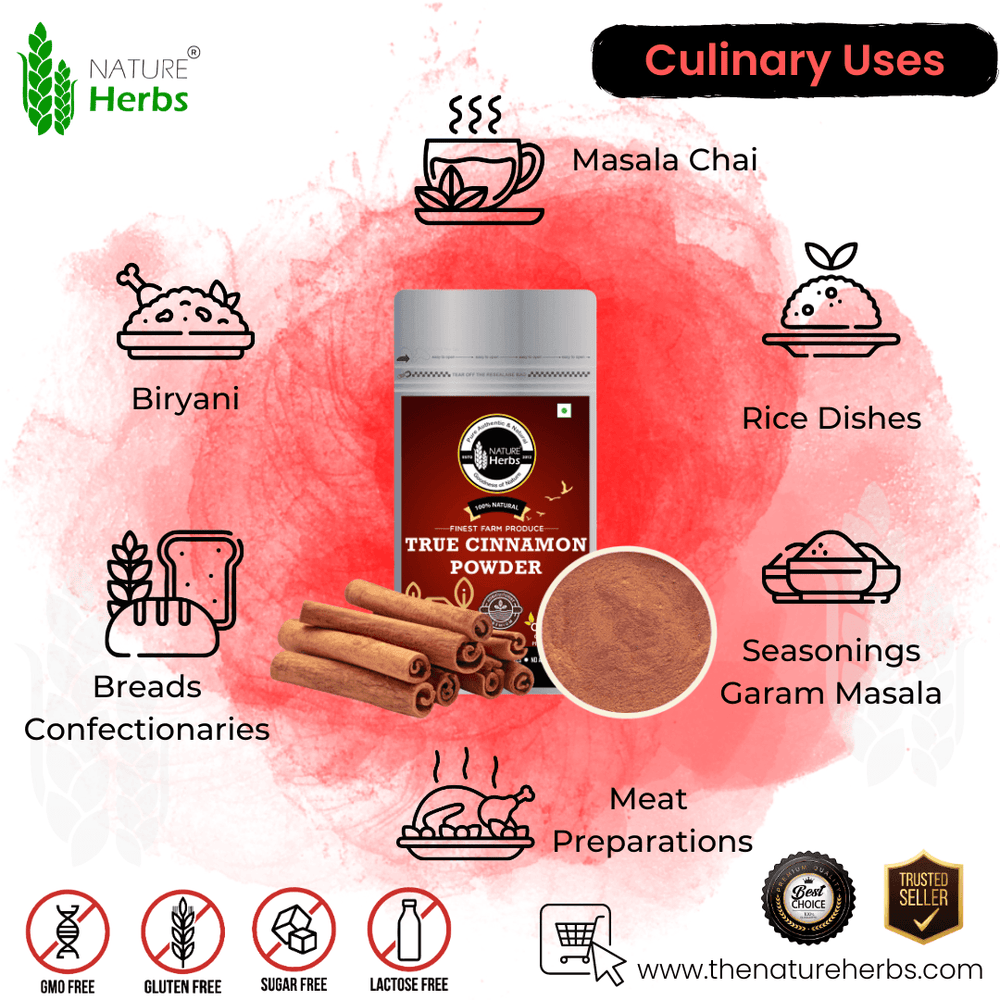 True Cinnamon Dalchini Kan kutlu Chakke Srilankan Powder - INNOVEDA