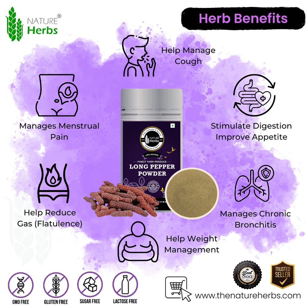 Long Pepper Powder Pippali - INNOVEDA