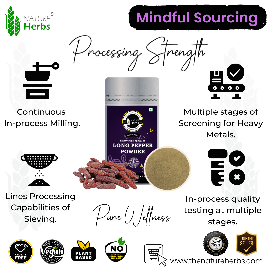 Long Pepper Powder Pippali - INNOVEDA