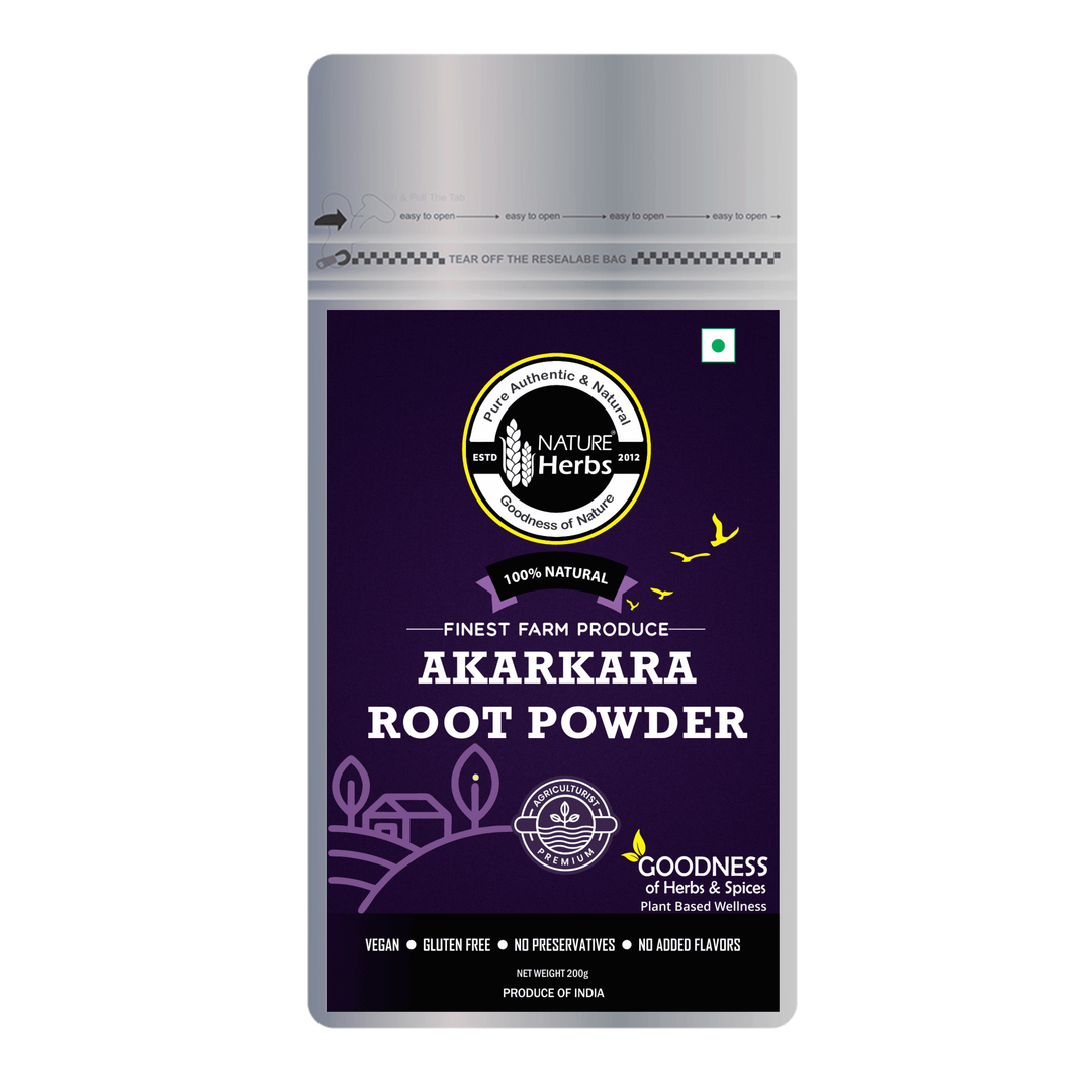 Akarkara Root Powder (Pellitory Root) अकरकरा/Anacyclus Pyrethrum/Akarkarabh - INNOVEDA