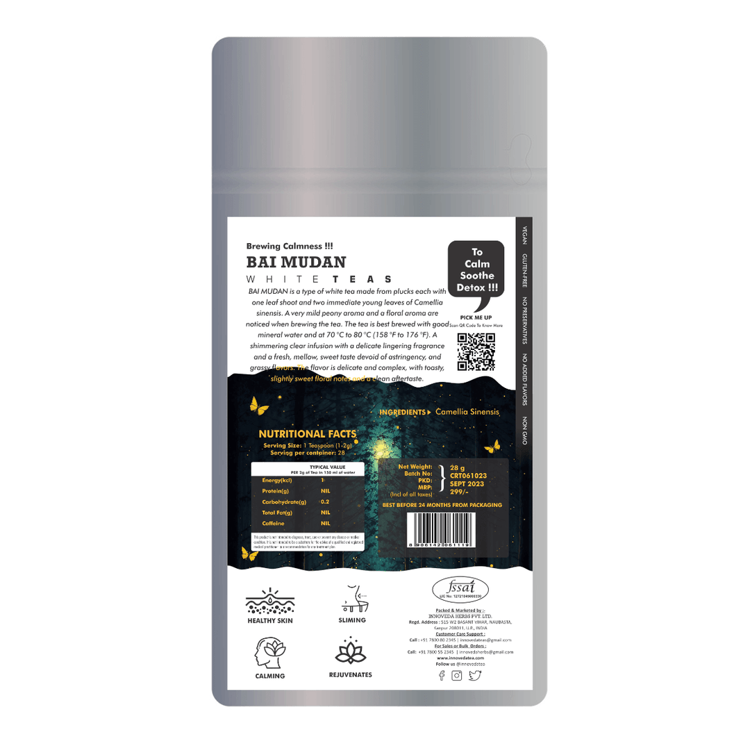 Bai Mudan White Peony Tea - INNOVEDA