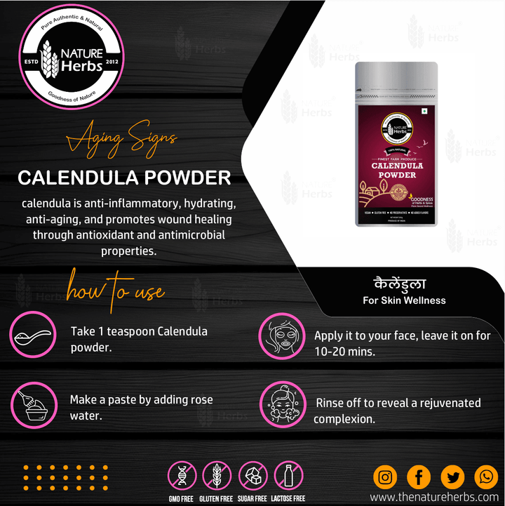 Calendula Powder For Skin Health - INNOVEDA