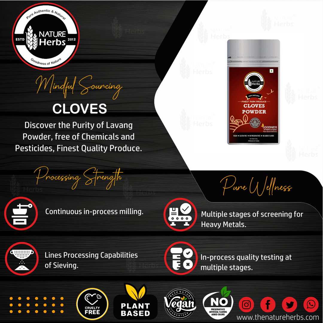 Cloves Lavanga Syzygium aromaticum Powder - INNOVEDA