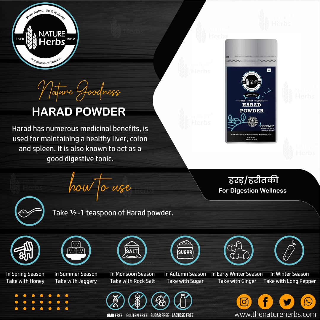 Harad Powder Haritaki Churna - INNOVEDA