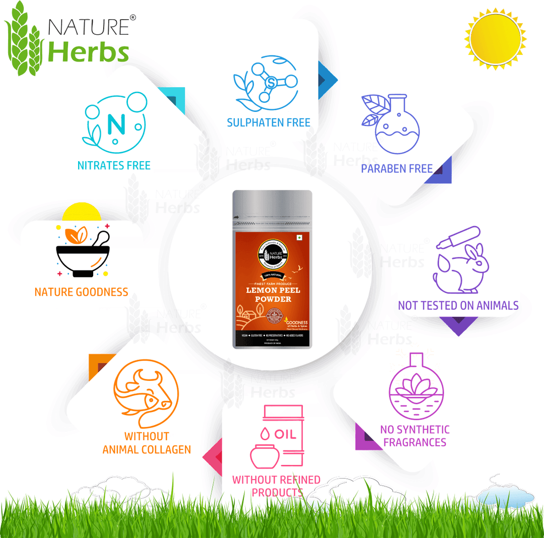 Lemon Peel Powder Citrus Lemon - INNOVEDA