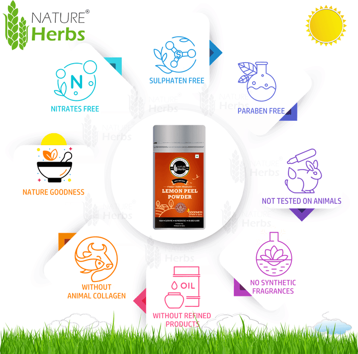 Lemon Peel Powder Citrus Lemon - INNOVEDA