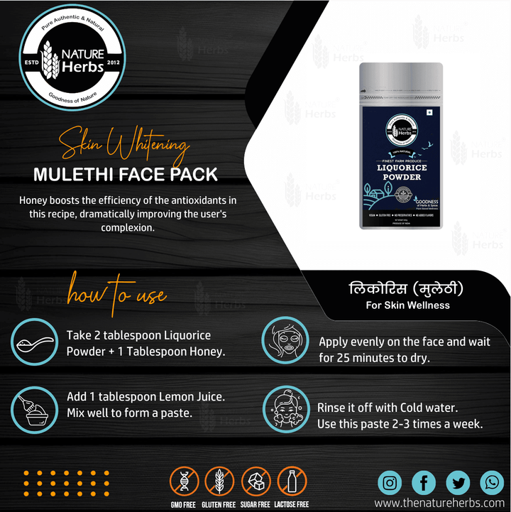 Licorice Mulethi Powder Yastimadhu - INNOVEDA