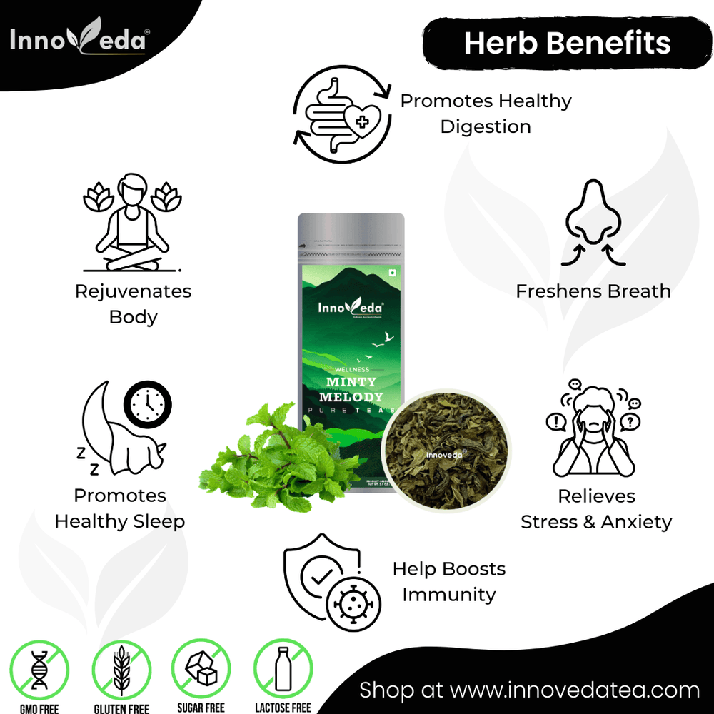 Minty Melody Tea (50 Tea Cups) 100 Grams - INNOVEDA