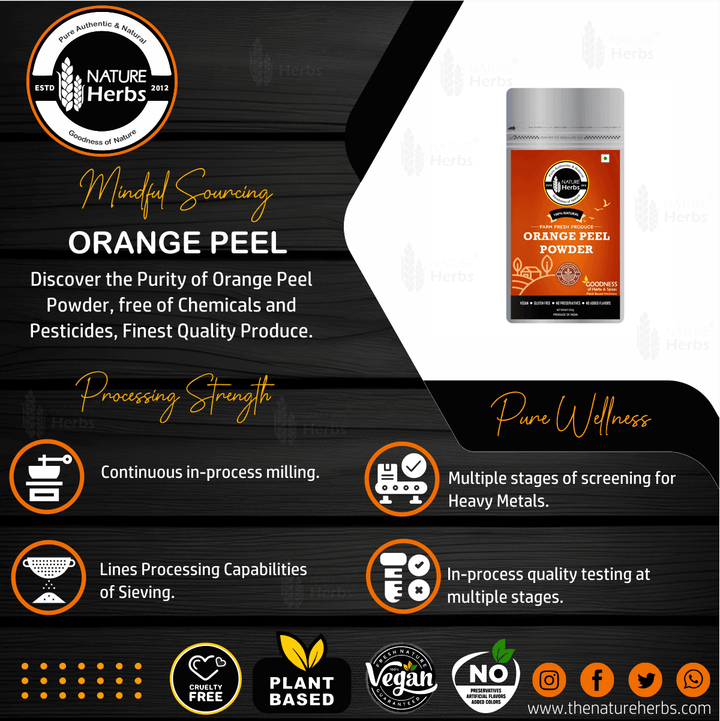 Orange Peel Powder - INNOVEDA