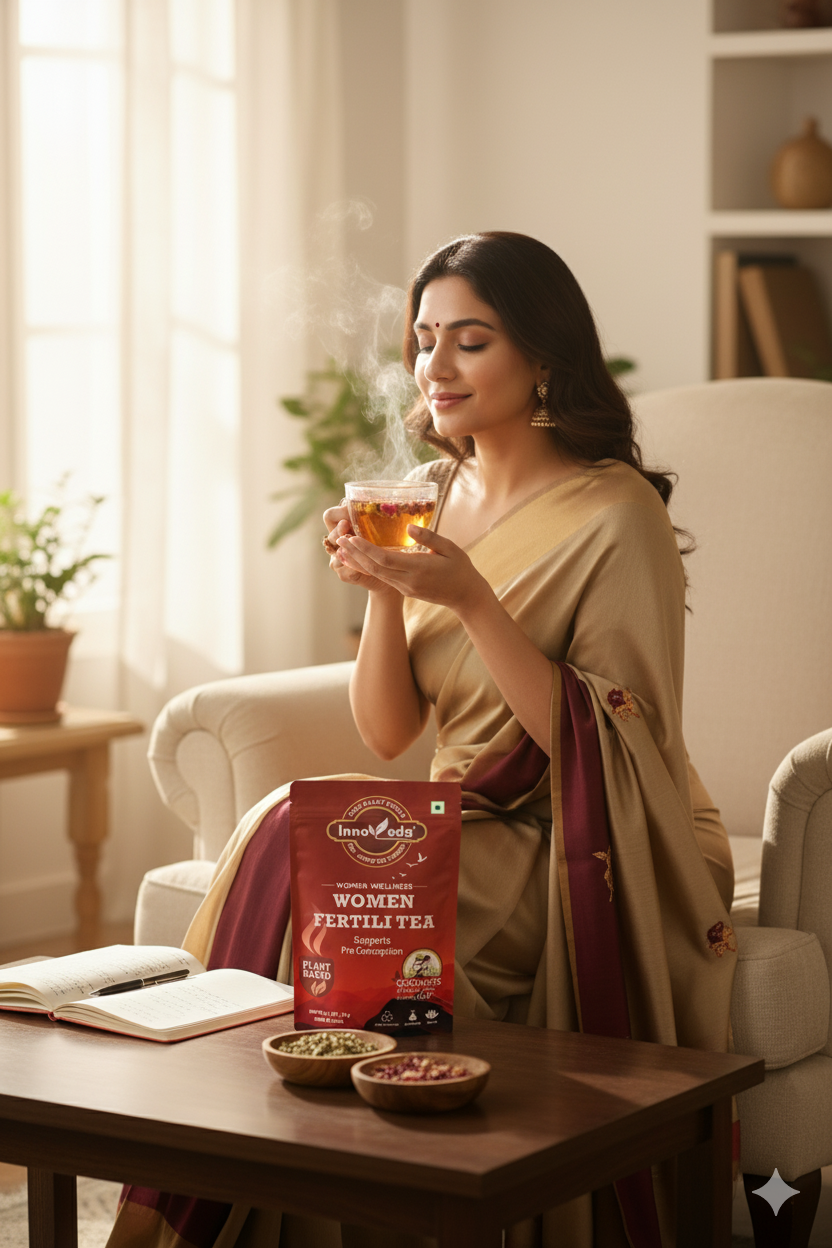 Women Fertili Tea: A Natural Guide to Pre-Conception Wellness - INNOVEDA
