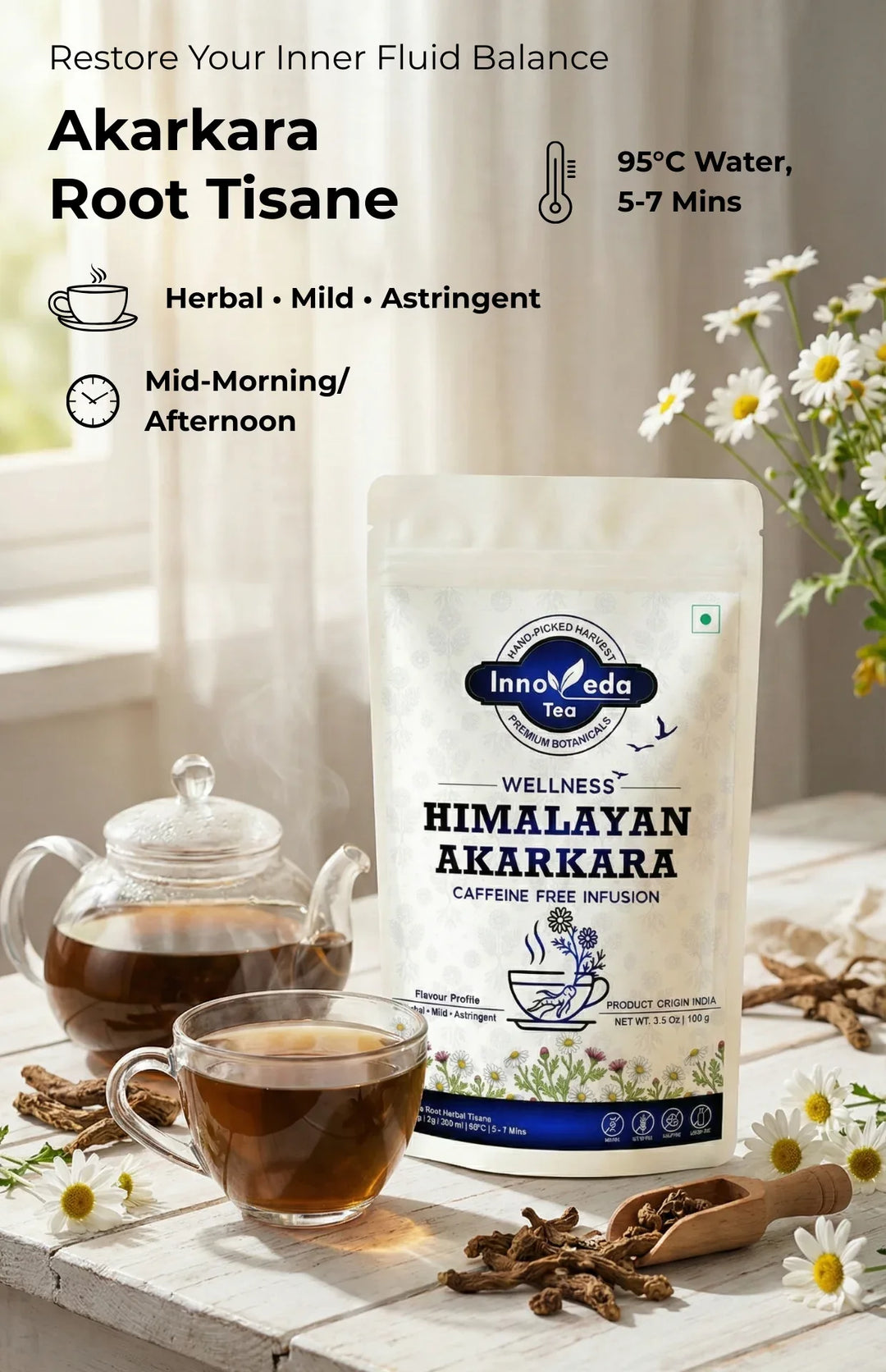 Akarkara Root Infusion 100 Grams - INNOVEDA