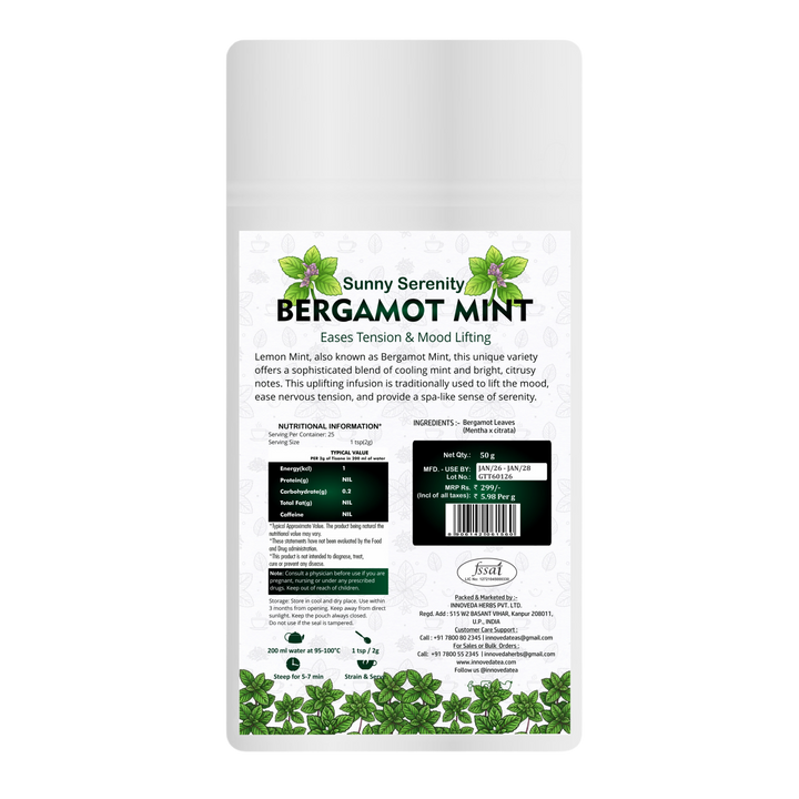 Bergamot Mint Infusion 50 grams