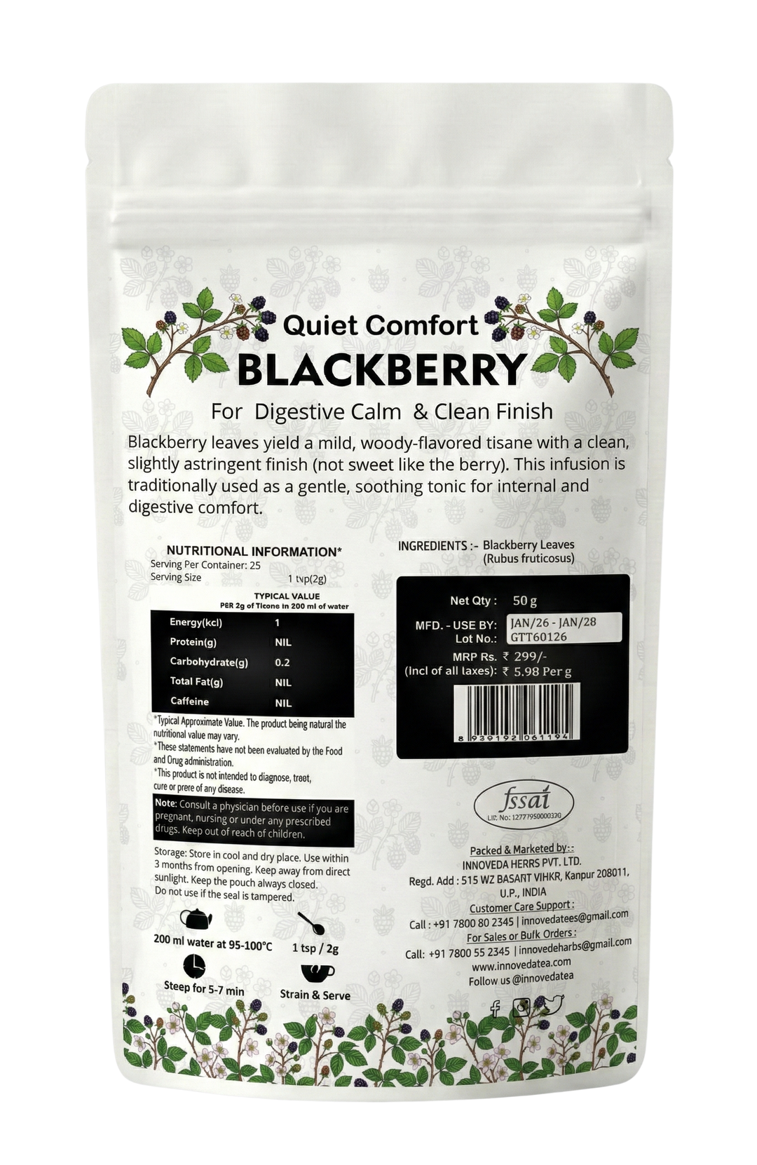 Blackberry Leaf Infusion 50 grams