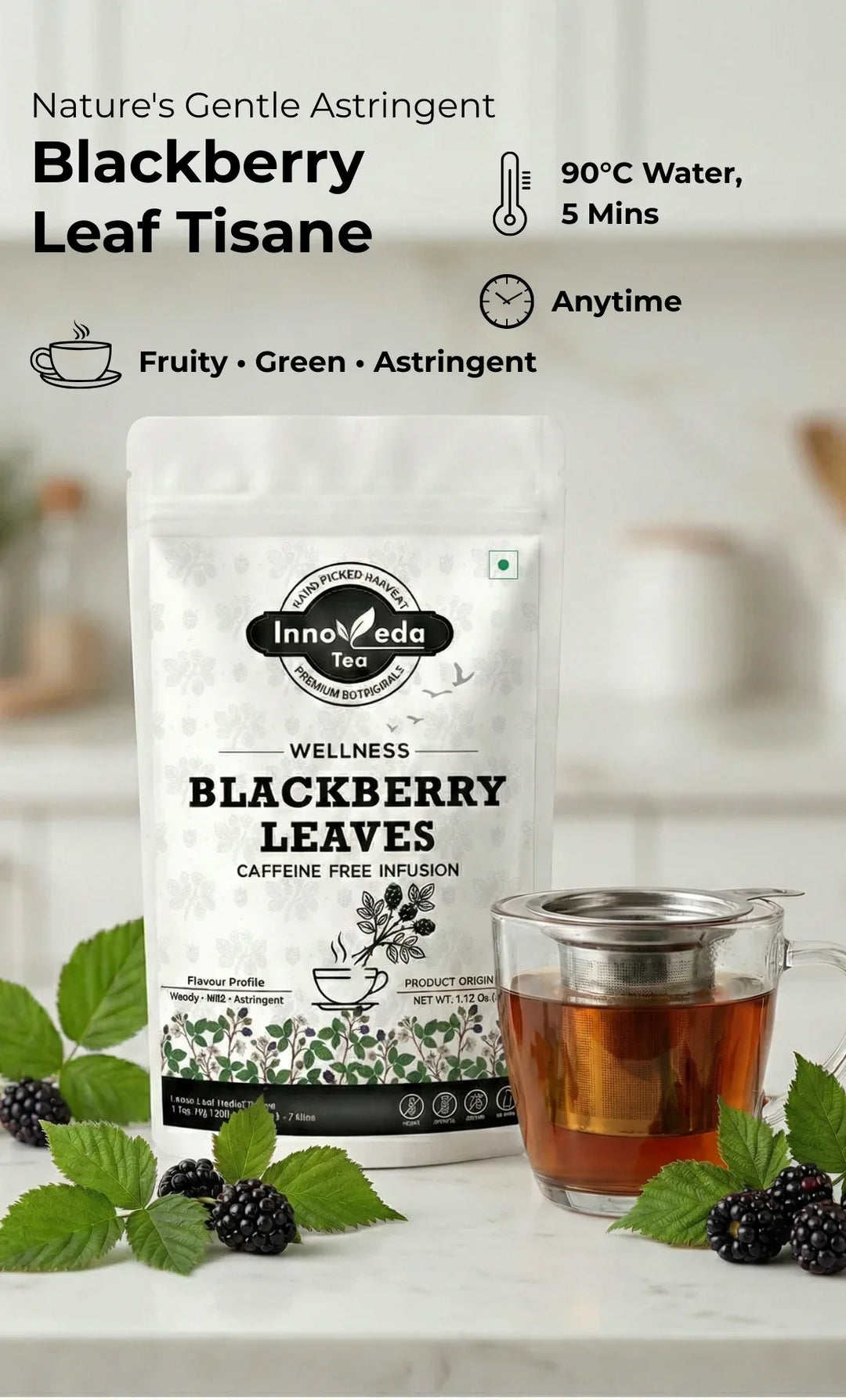 Blackberry Leaf Infusion 50 grams - INNOVEDA
