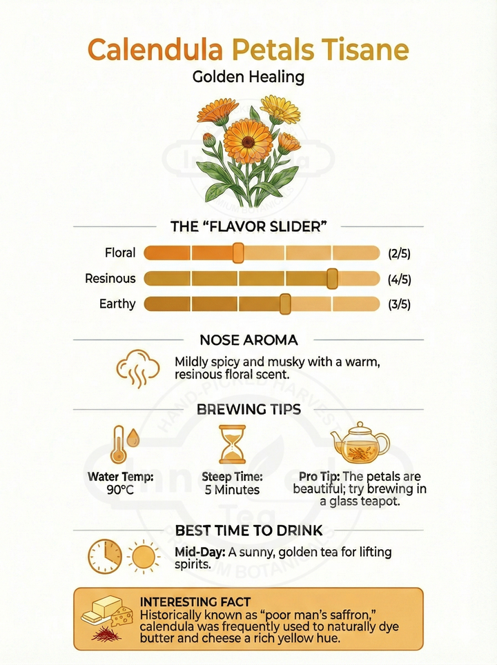Calendula-Hautnährstofftee