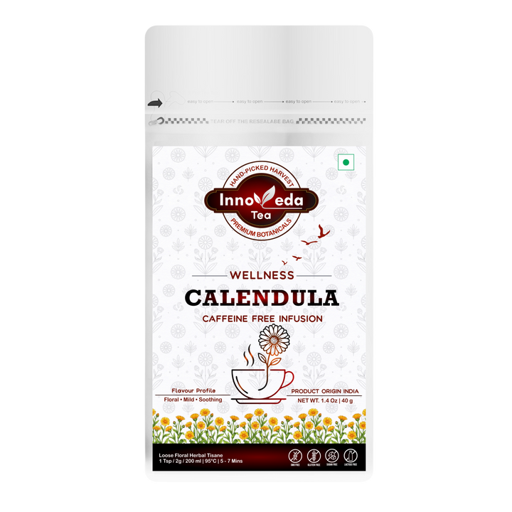 Thé nourrissant pour la peau au calendula