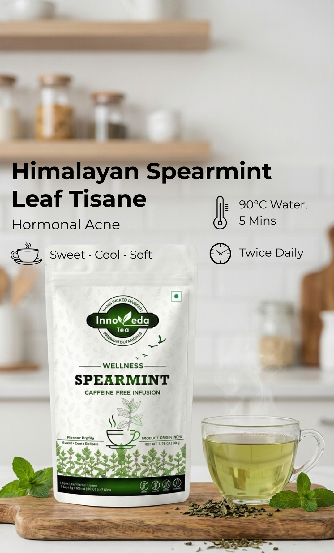 Thé à la menthe verte et au SOPK