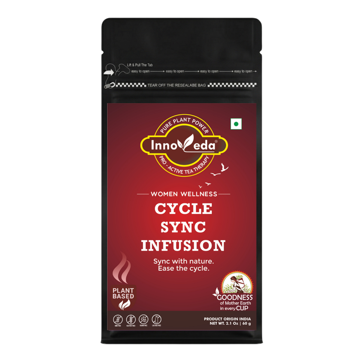 Thé menstruel (paquet de 1 mois, 30 tasses de thé) aide à lutter contre les crampes, moins de flux et les règles retardées - She Cycle Tea