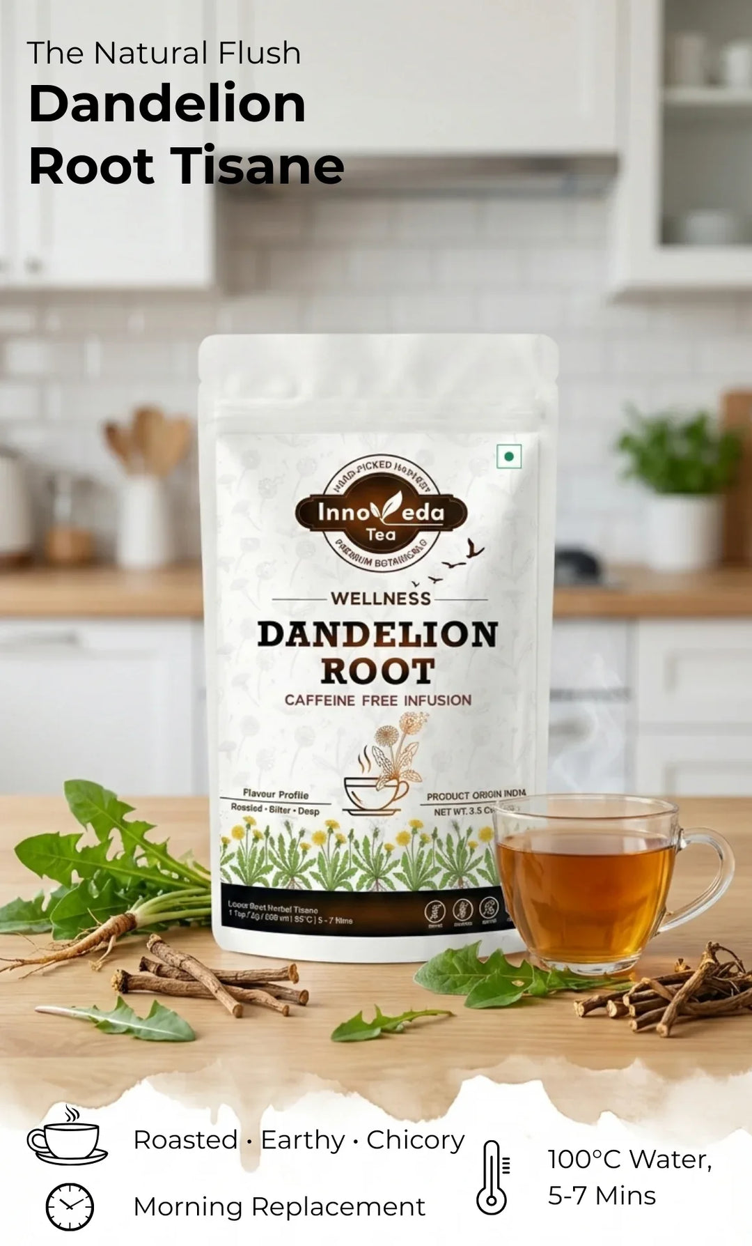 Dandelion Root Infusion 100 Grams - INNOVEDA