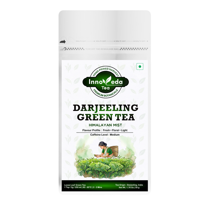 Grüner Darjeeling-Tee