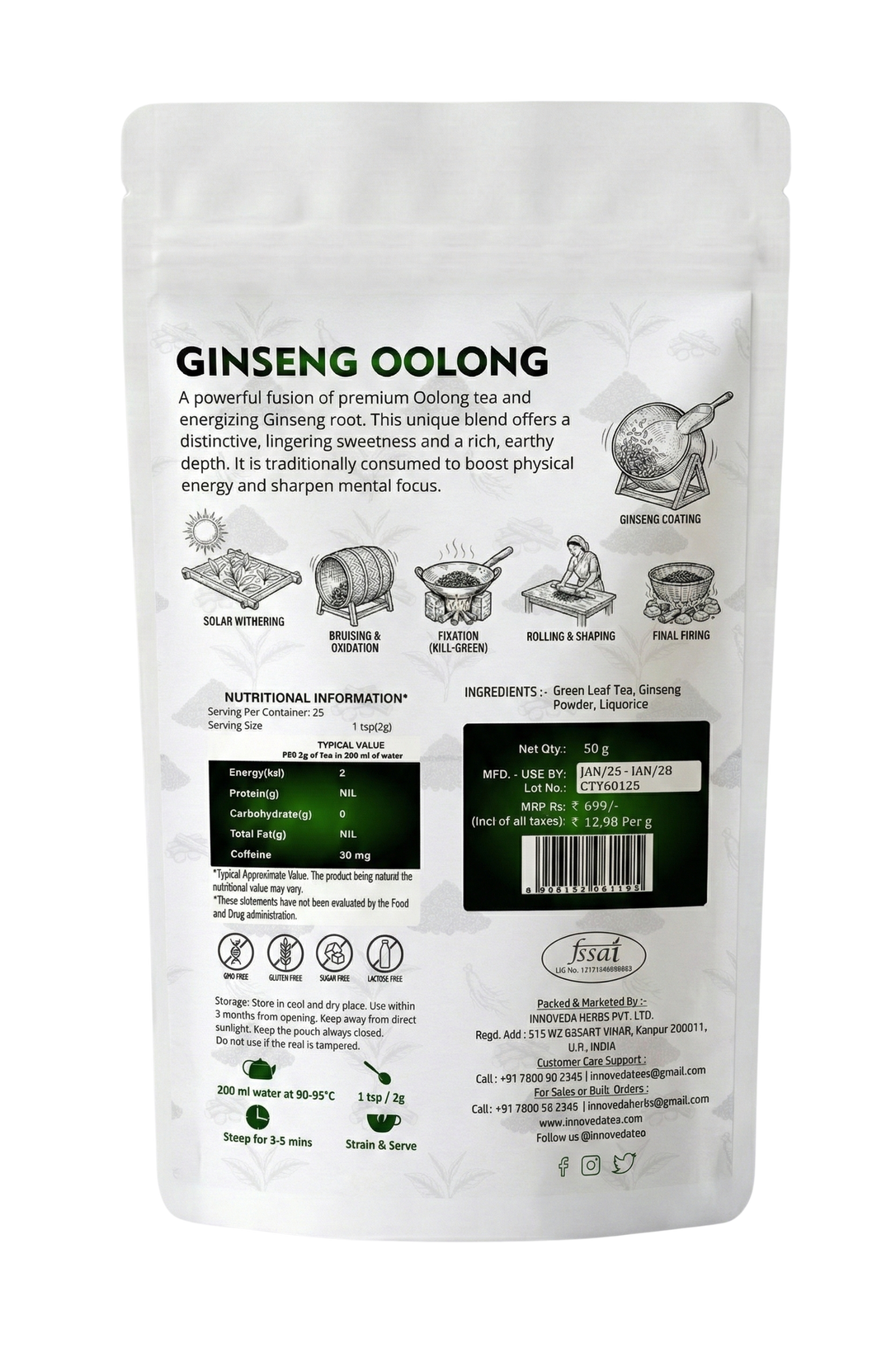 Ginseng-Oolong-Tee