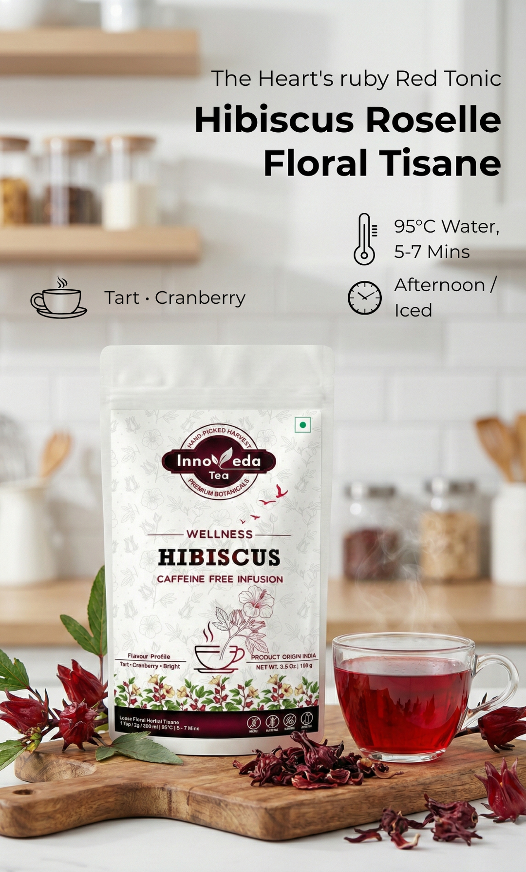 Thé glacé à l'hibiscus