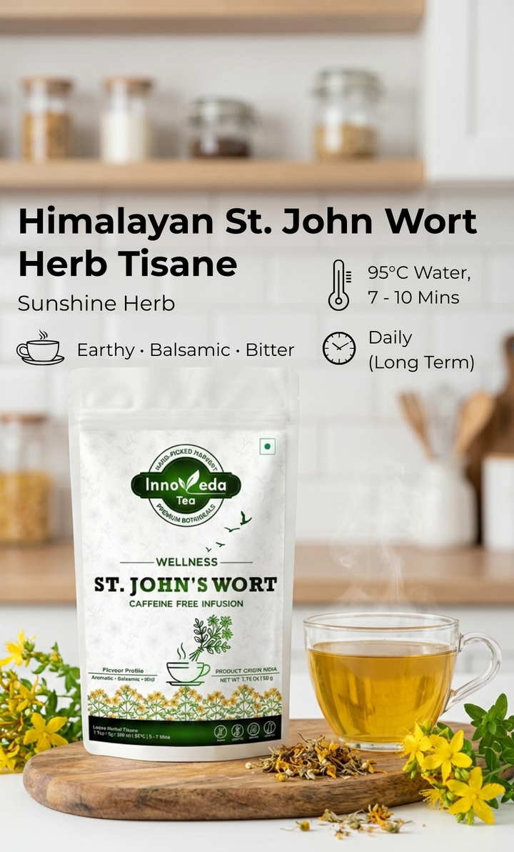 Thé au millepertuis pour la paix de l'esprit