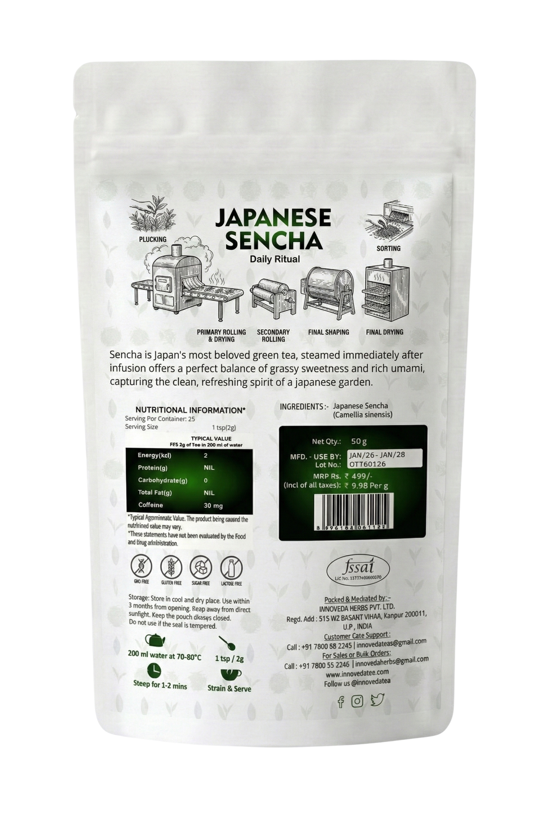 Japanischer Sencha-Tee