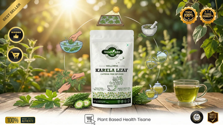Karela Leaf Infusion 50 Grams - INNOVEDA