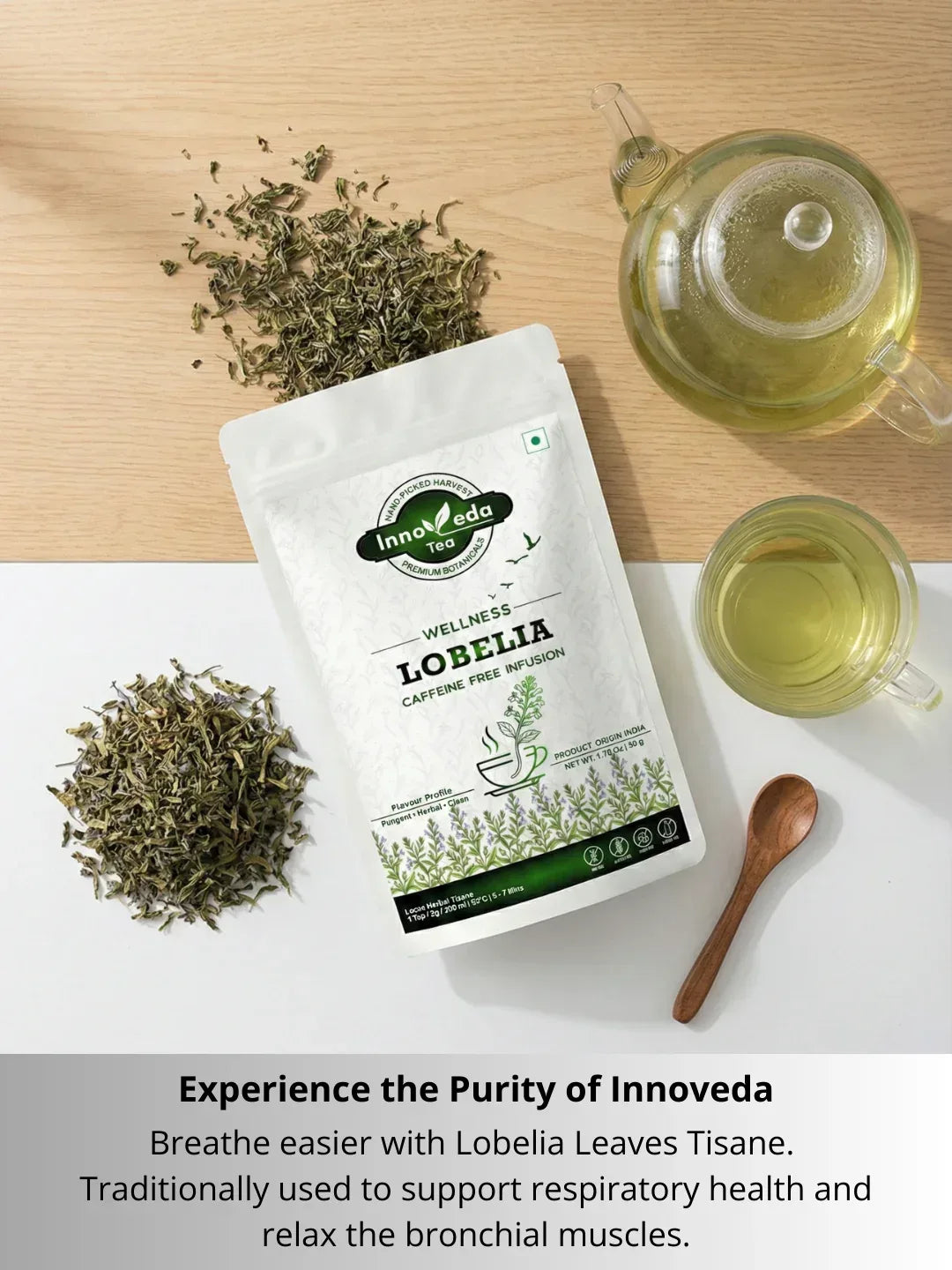 Lobelia Leaf Tisane 50 Grams - INNOVEDA
