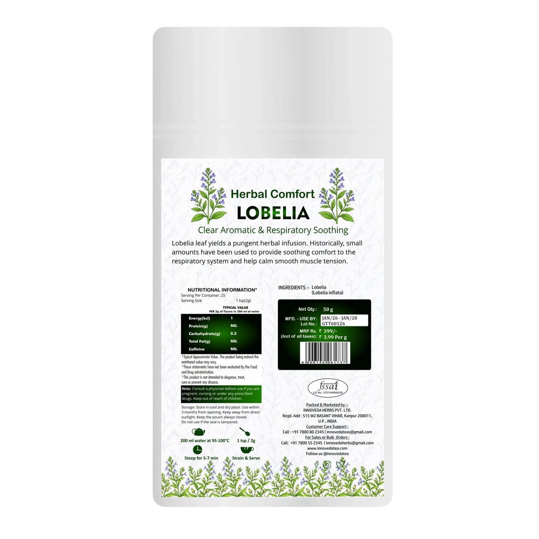 Lobelia Leaf Tisane 50 Grams - INNOVEDA