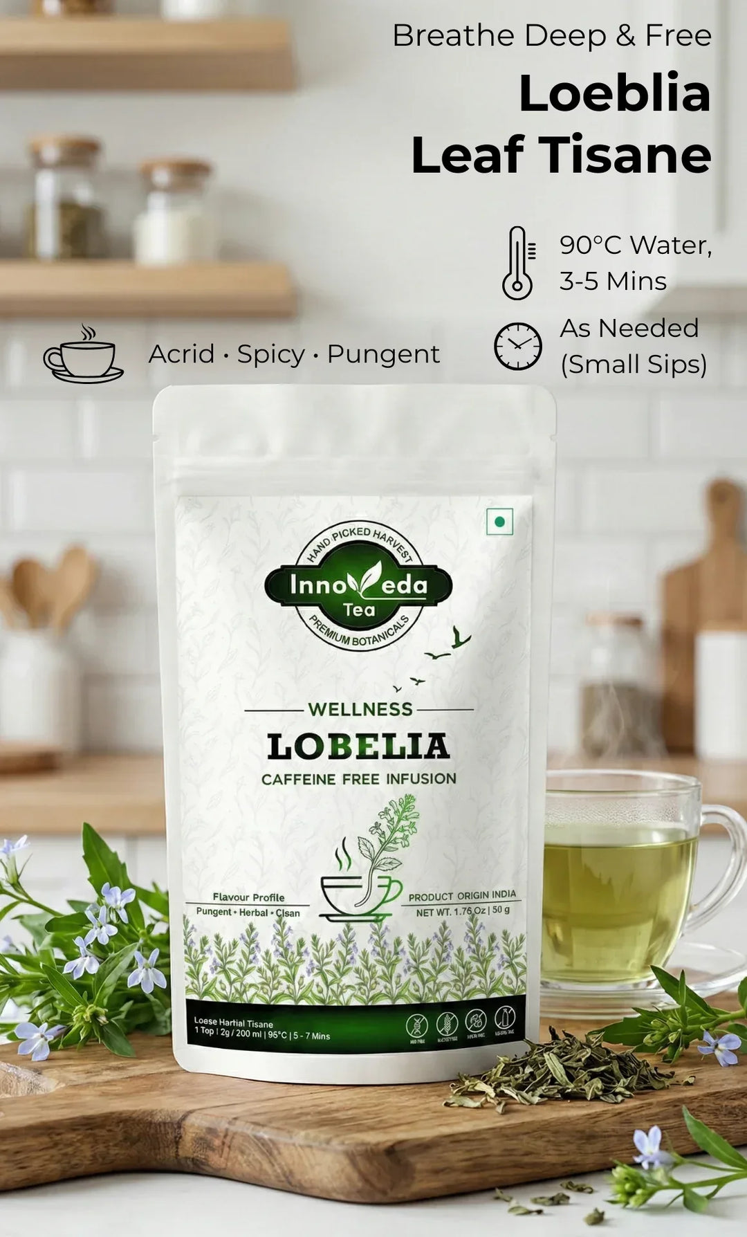 Lobelia Leaf Tisane 50 Grams - INNOVEDA