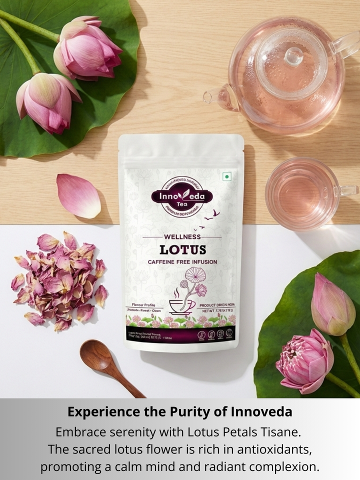 Thé au lotus pour la peau et les cheveux
