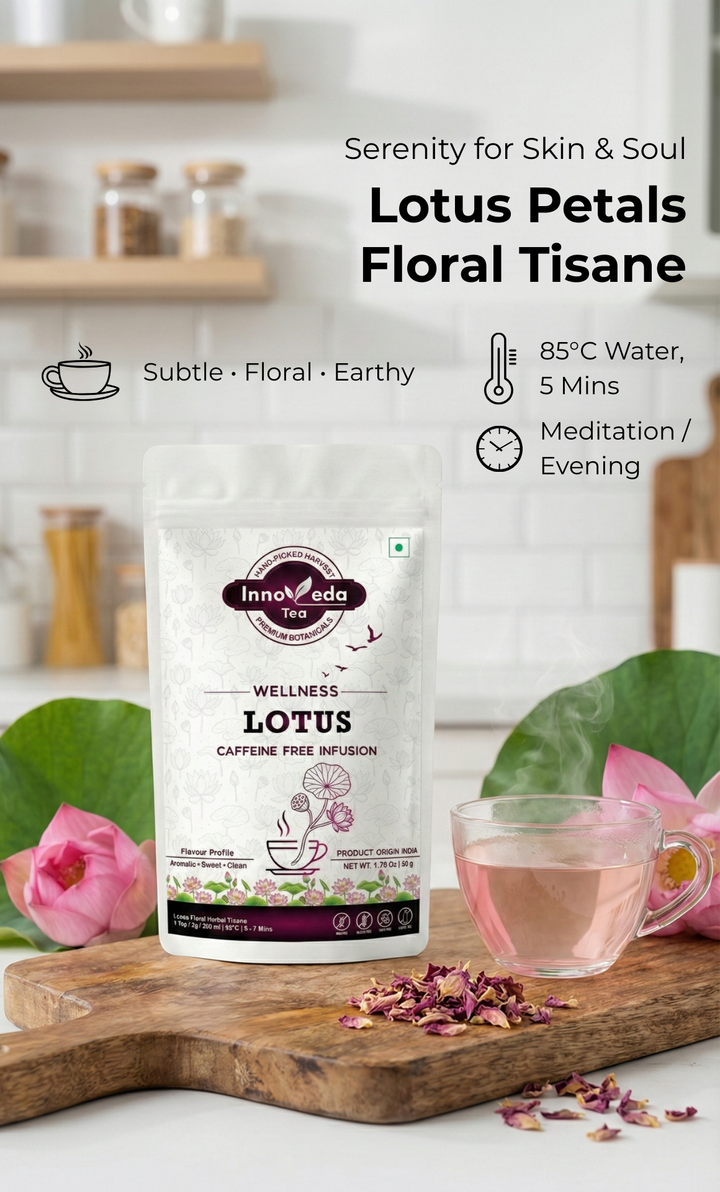 Thé au lotus pour la peau et les cheveux
