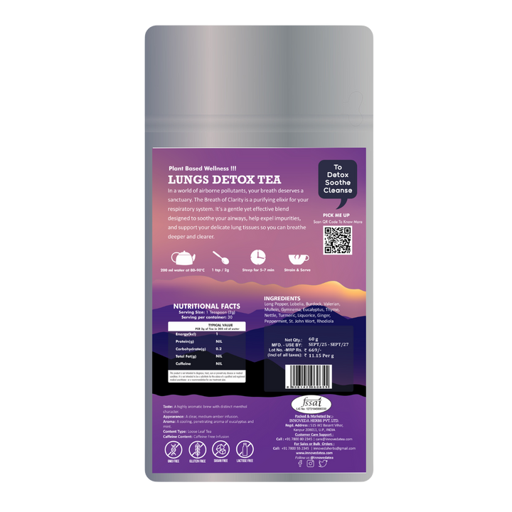 Lungs Detox Tea (30 Tea Cups) 60 Grams