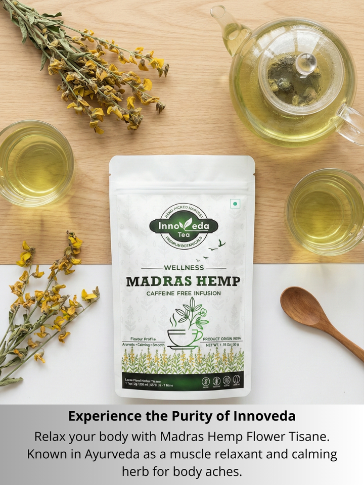 Thé aux fleurs de chanvre de Madras