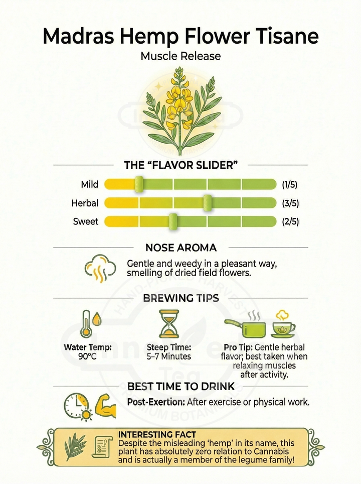 Madras Hemp Flower Tisane 50 Grams