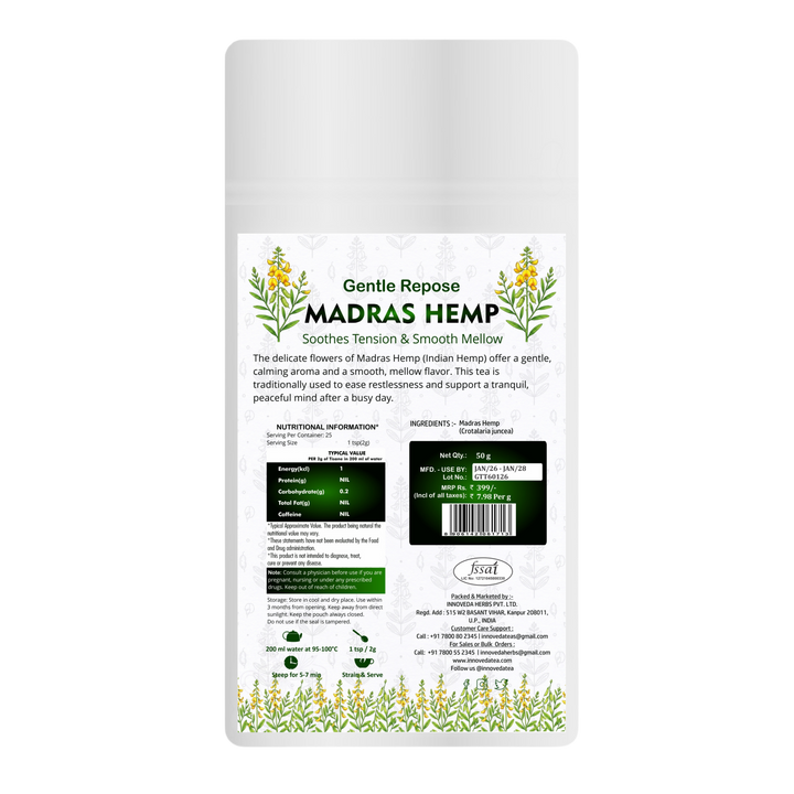 Thé aux fleurs de chanvre de Madras