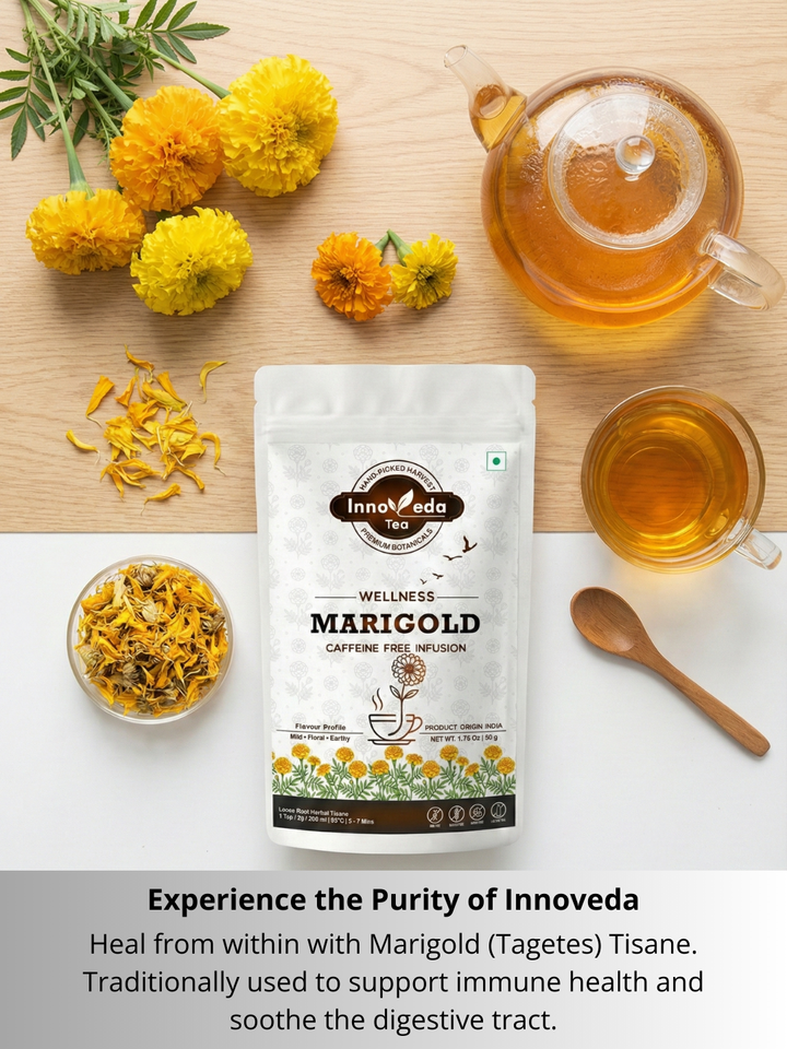 Thé au souci pour la santé de la peau