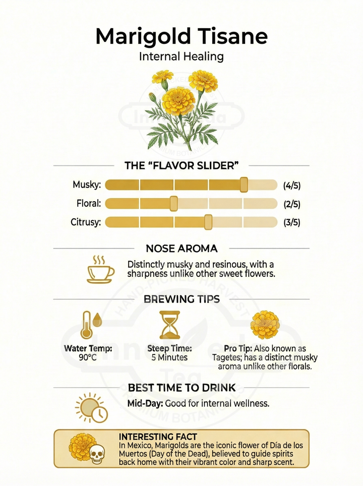 Ringelblumentee für die Gesundheit der Haut