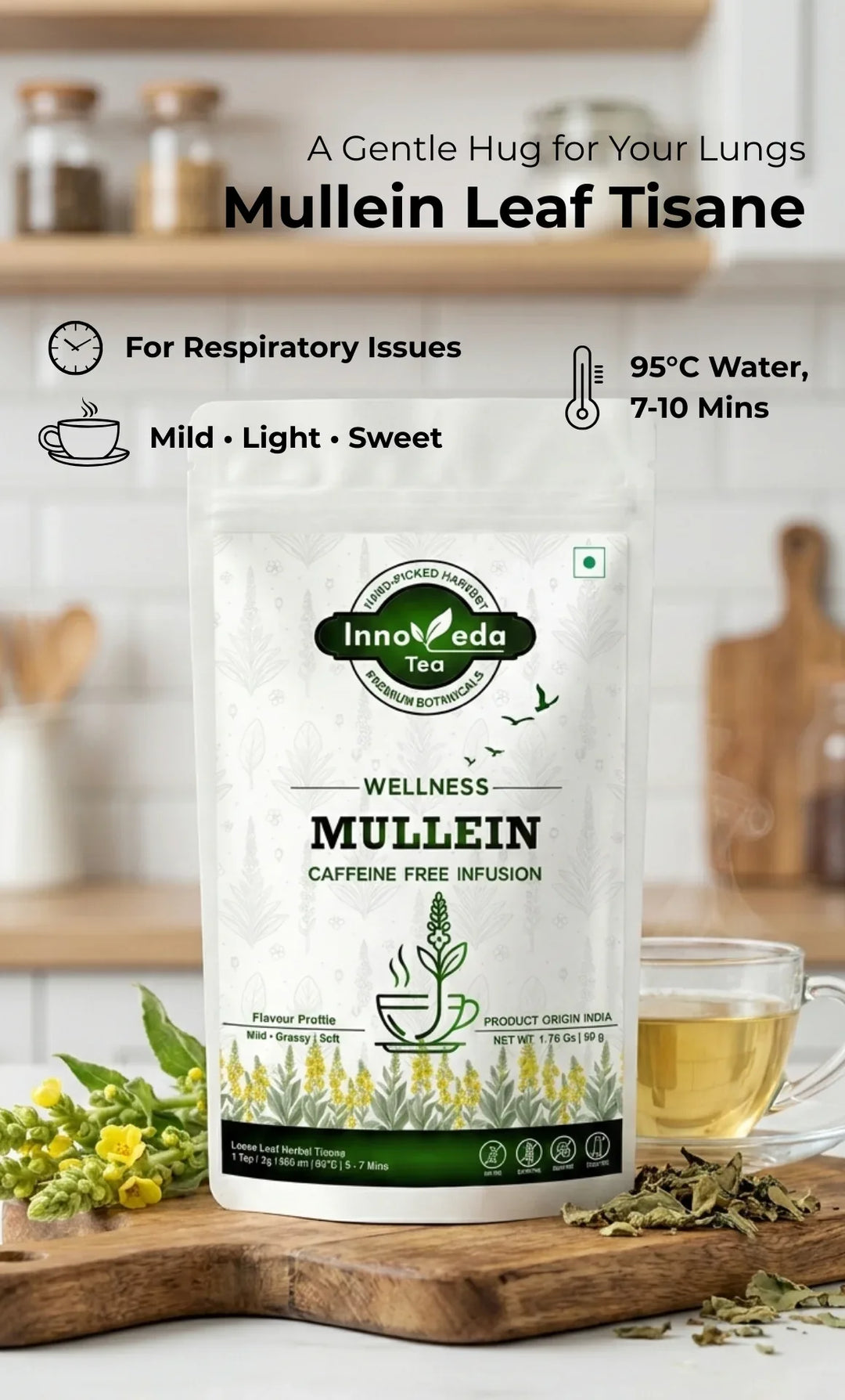 Mullein Leaf Tisane 50 Grams - INNOVEDA