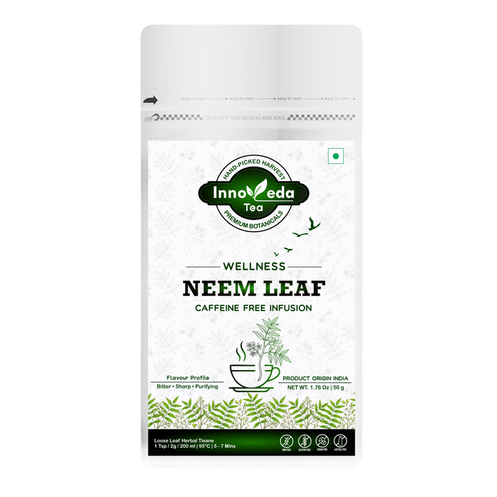 Thé aux feuilles de Neem pour nourrir la peau 