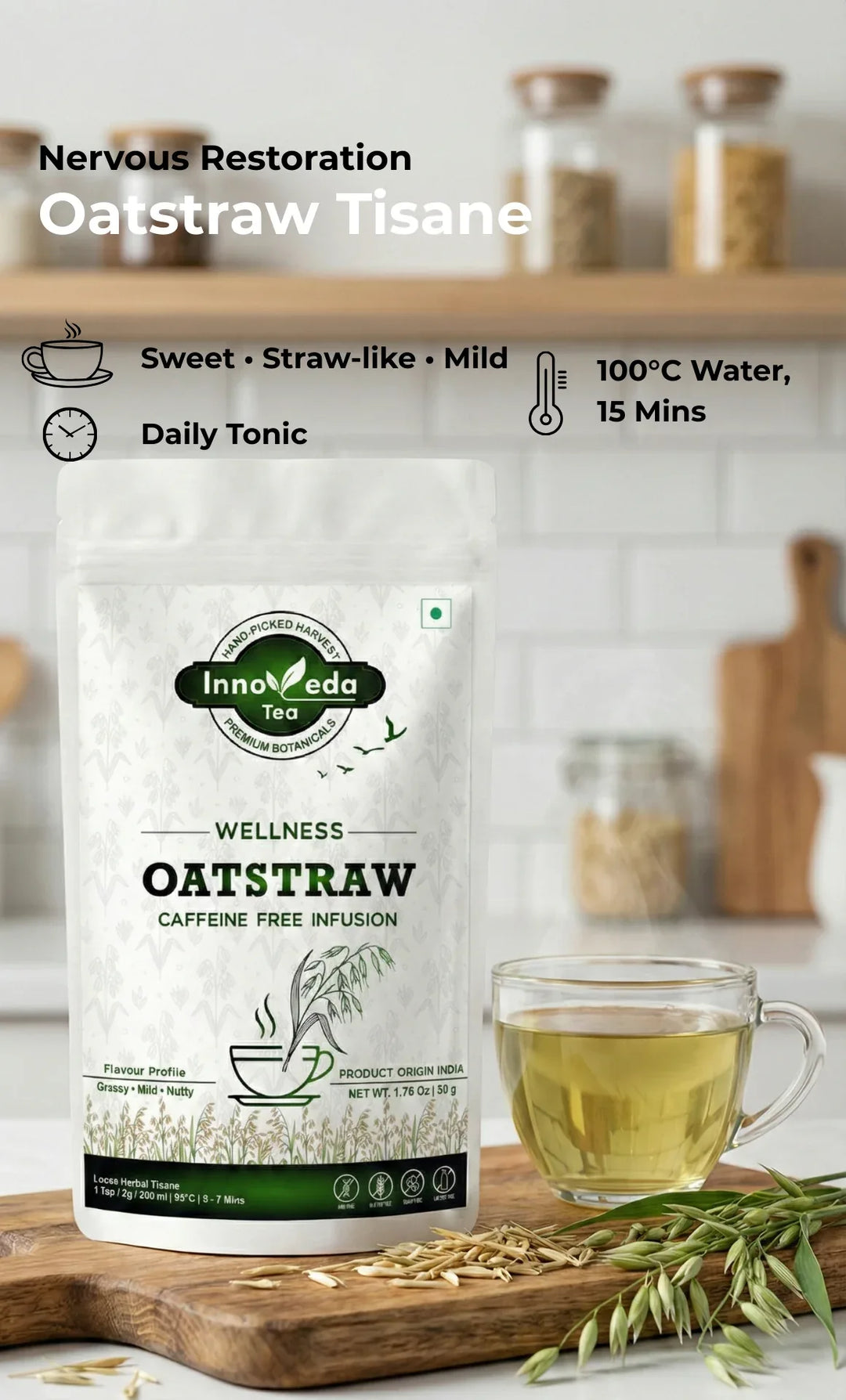 Oatstraw 50 Grams - INNOVEDA