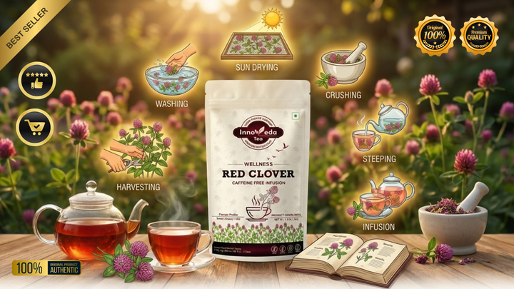 Thé aux fleurs de trèfle rouge