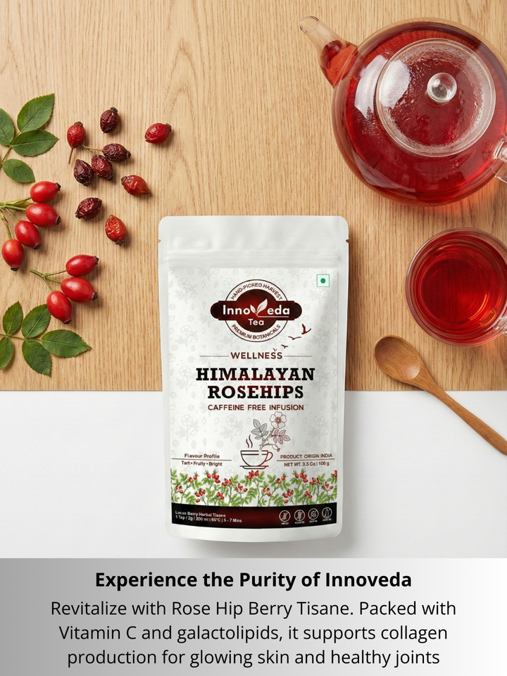 Hagebuttentee für die Gesundheit von Haar und Nägeln