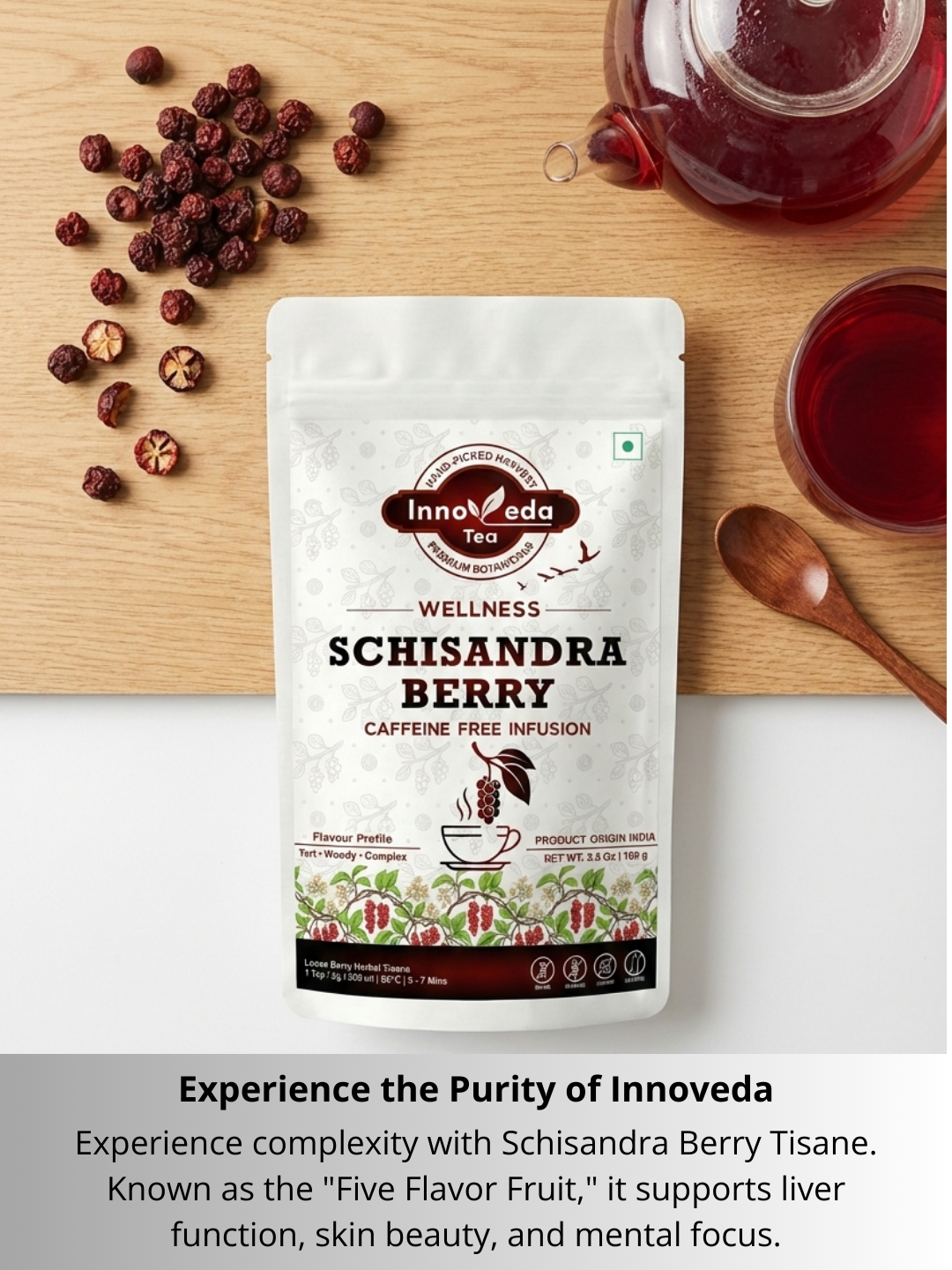 Schisandra Berry Tisane 100 Grams