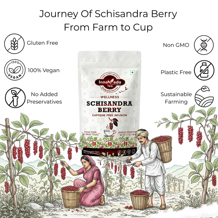 Schisandra Berry Tisane 100 Grams